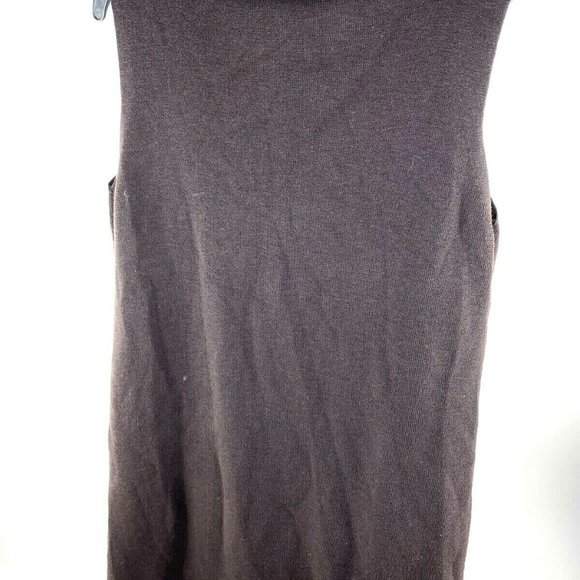 Eileen Fisher Funnel Dress Petite Small Sleeveless - Picture 2 of 8